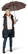 Fare Regular Fashion paraplu 1115 - Mocha