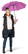 Fare Regular Fashion paraplu 1115 - Purple