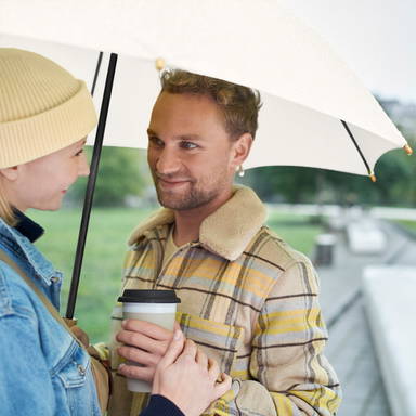 Fare AC regular ÖkoBrella paraplu 1122 - Natural white ws
