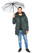 Fare Pocket opvouwbare paraplu 5412 - White