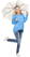 Fare Mini Pocket opvouwbare paraplu 5460 - Natural white ws