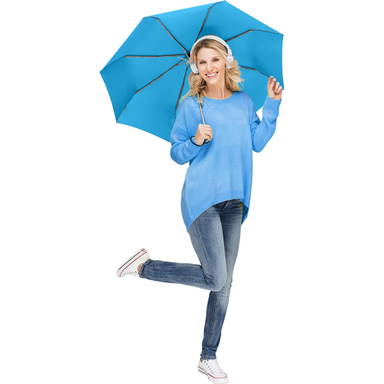 Fare Mini Pocket opvouwbare paraplu 5460 - Cyan
