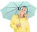 Fare Mini Pocket opvouwbare paraplu 5460 - Mint