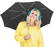 Fare Mini Pocket opvouwbare paraplu 5460 - Black