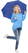 Fare Mini Pocket opvouwbare paraplu 5460 - Euroblue