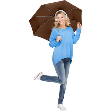 Fare Mini Pocket opvouwbare paraplu 5460 - Brown