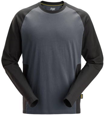 Snickers Tweekleurig T-Shirt met Lange Mouwen 2450