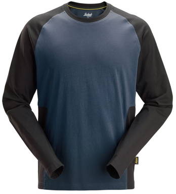 Snickers Tweekleurig T-Shirt met Lange Mouwen 2450