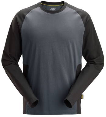Snickers Tweekleurig T-Shirt met Lange Mouwen 2450