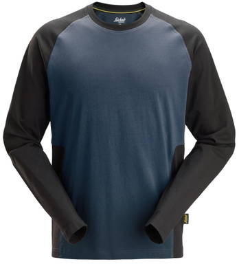 Snickers Tweekleurig T-Shirt met Lange Mouwen 2450