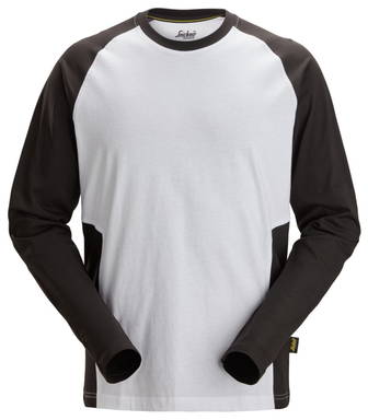 Snickers Tweekleurig T-Shirt met Lange Mouwen 2450