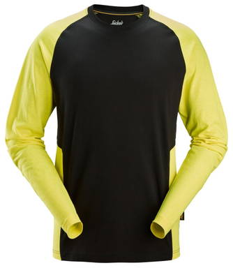 Snickers Tweekleurig T-Shirt met Lange Mouwen 2450