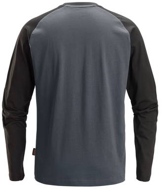 Snickers Tweekleurig T-Shirt met Lange Mouwen 2450
