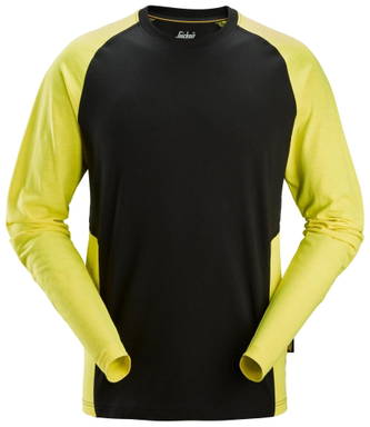 Snickers Tweekleurig T-Shirt met Lange Mouwen 2450