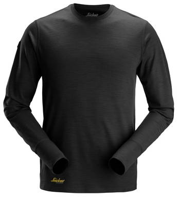 Snickers Wollen T-Shirt met Lange Mouwen 2451