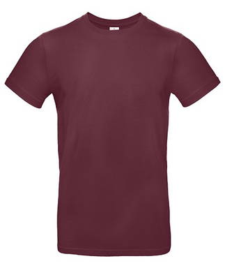 B&C T-shirt #E190 - Burgundy