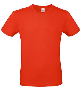 B&C T-shirt #E150 - Fire red