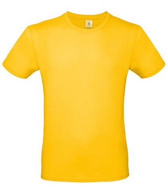 B&C T-shirt #E150 - Gold