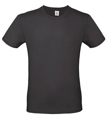 B&C T-shirt #E150 - Black pure