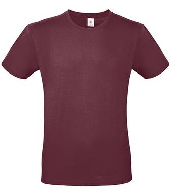 B&C T-shirt #E150 - Burgundy