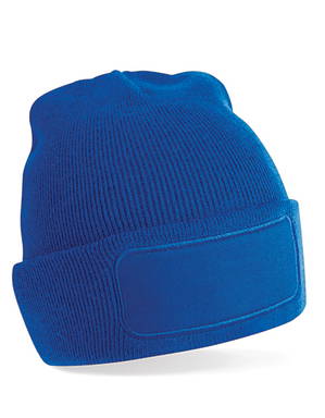 Beechfield Original Patch Beanie - Bright royal