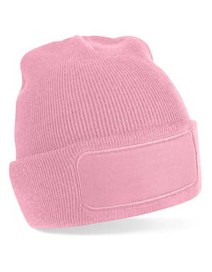 Beechfield Original Patch Beanie - Dusky pink