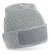 Beechfield Original Patch Beanie - Heather grey