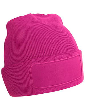 Beechfield Original Patch Beanie - Fuchsia