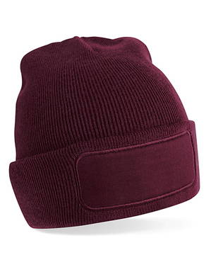Beechfield Original Patch Beanie - Burgundy