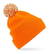 Beechfield Snowstar pompon beanie - Orange