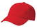 Beechfield Heavy Brushed Cotton 6 panel cap - Classic red
