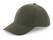 Beechfield Heavy Brushed Cotton 6 panel cap - Olive green