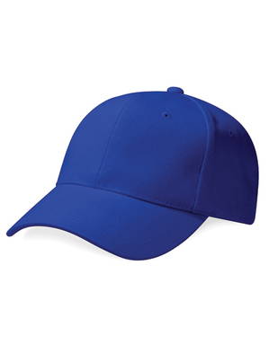 Beechfield Heavy Brushed Cotton 6 panel cap - Bright royal
