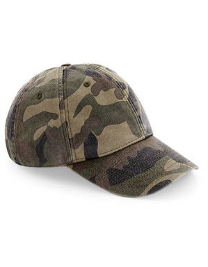 Beechfield Vintage 6 panel cap - Vintage jungle camo