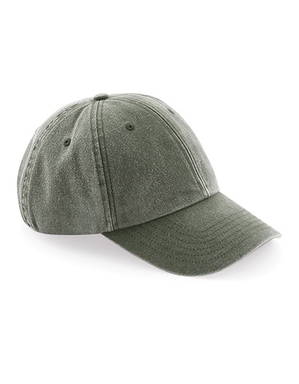 Beechfield Vintage 6 panel cap - Vintage olive