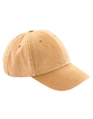 Beechfield Vintage 6 panel cap - Vintage mustard