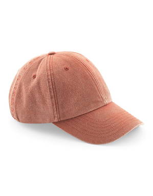 Beechfield Vintage 6 panel cap - Vintage orange