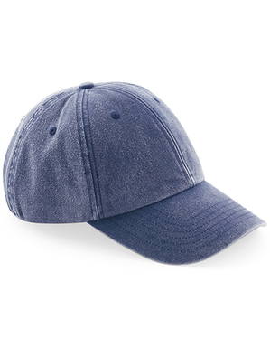 Beechfield Vintage 6 panel cap - Vintage denim