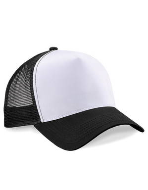 Beechfield Snapback Trucker cap - Black/white