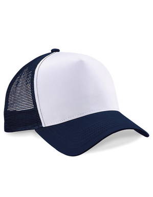 Beechfield Snapback Trucker cap - French navy/white