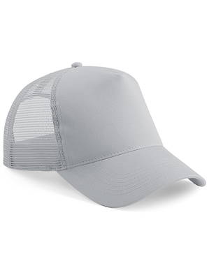 Beechfield Snapback Trucker cap - Light grey