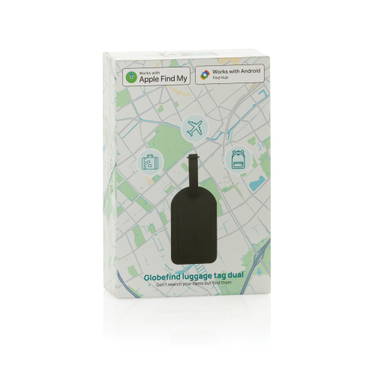 Globefind Dual RCS luggage tag met wereldwijd localiseren