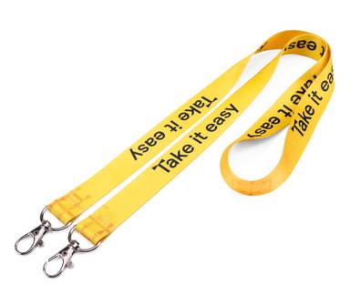 Full color lanyard met 2 haken express - Full color