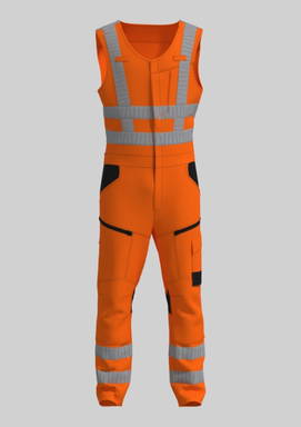 RWS 4-Wege-Stretch-Bodyhose - Fluoreszierendes Orange