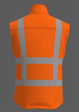 RWS stretch bodywarmer - Fluoreszierendes Orange