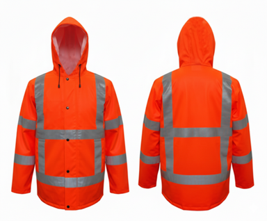 RWS stretch regenjas - Fluo oranje 