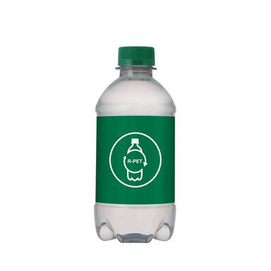 Bronwater 330 ml met draaidop - Transparant/groen