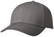 Premium fine cotton 6 panel cap - Donkergrijs