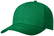 Premium fine cotton 6 panel cap - Groen