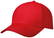 Premium fine cotton 6 panel cap - Rood